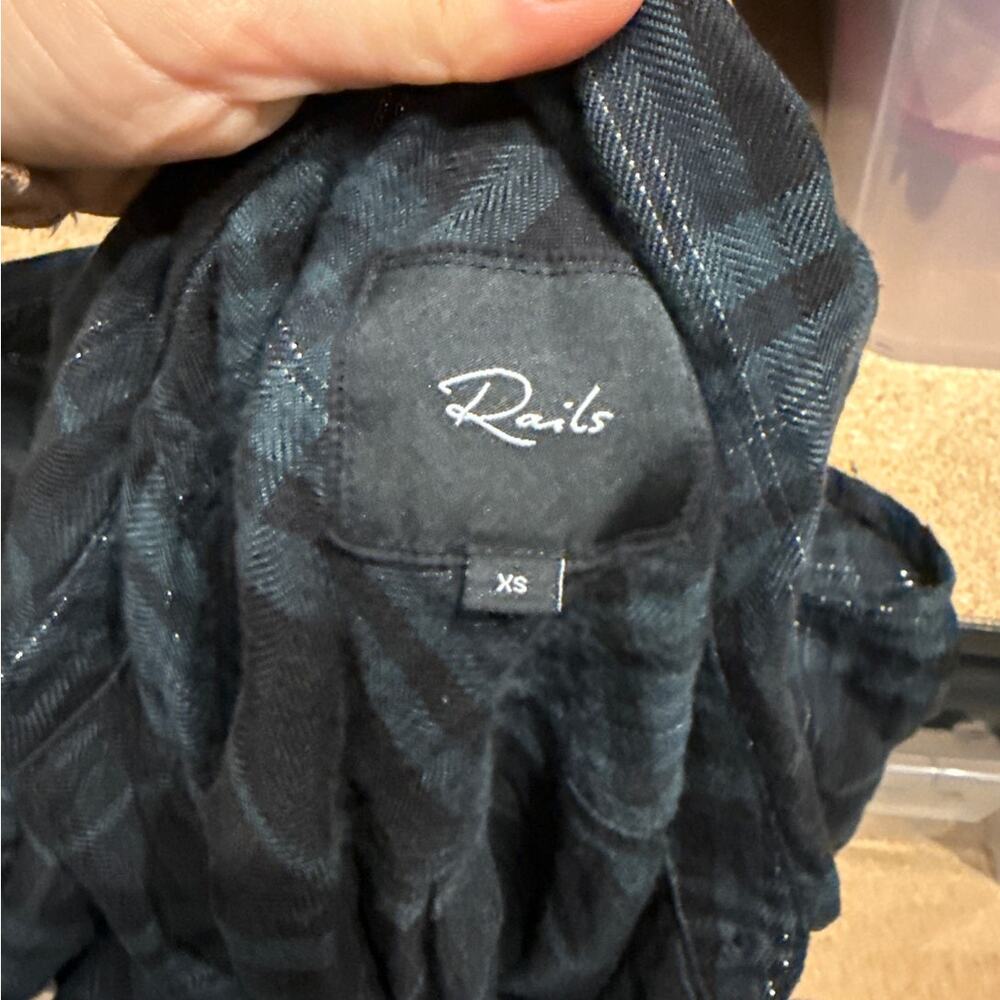 Rails Hunter Button Down Plaid Flannel Long Sleev… - image 2